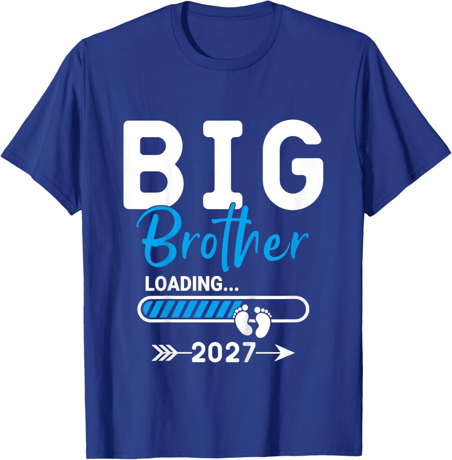 Kids Big Brother Loading 2027, Future Big Brother est 2027 T-Shirt - T-Shirt | Royal