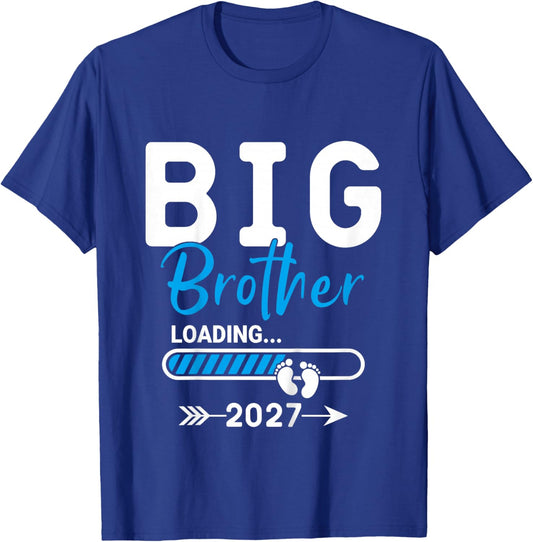 Kids Big Brother Loading 2027, Future Big Brother est 2027 T-Shirt - T-Shirt | Royal