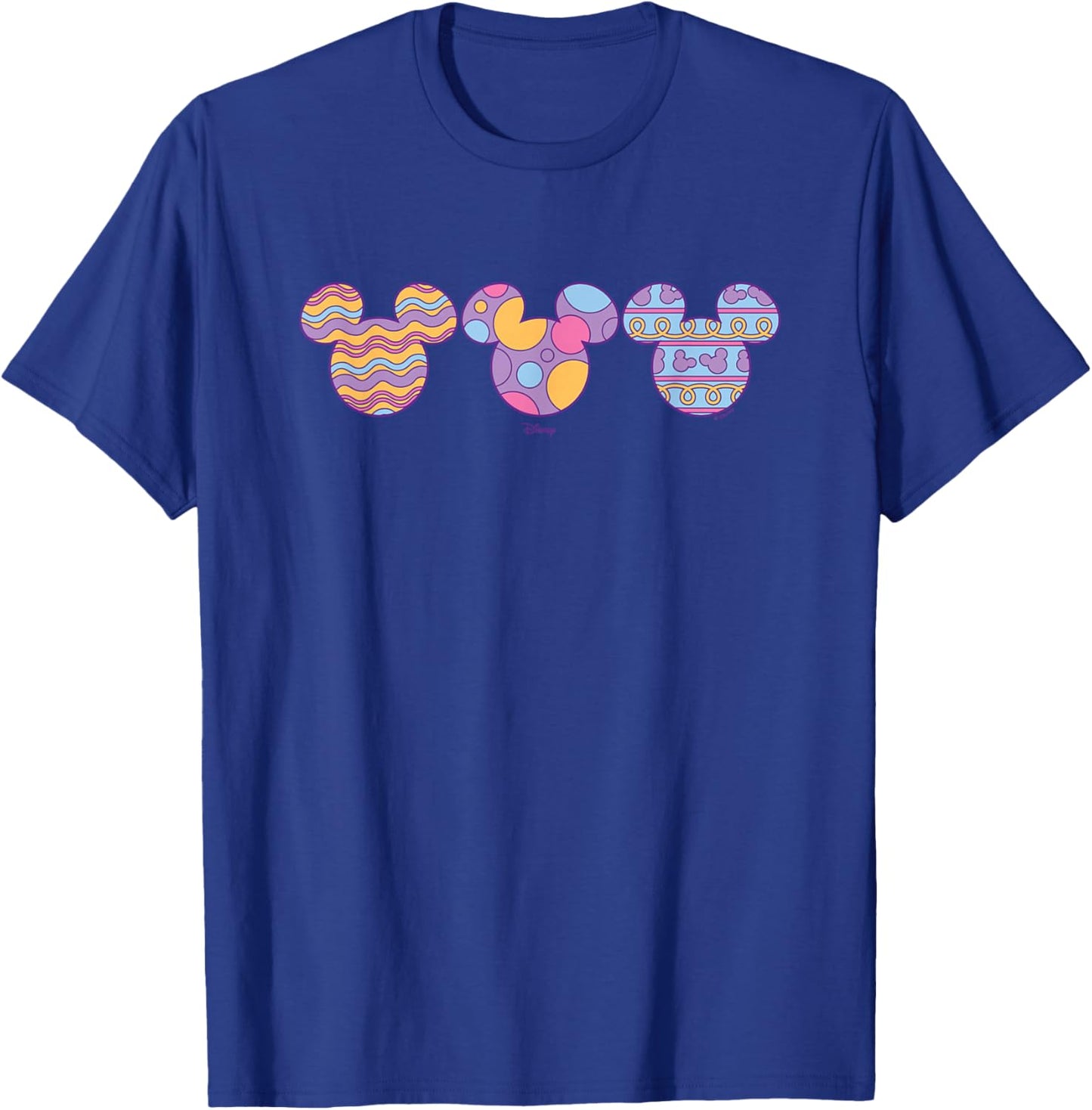 Mickey Mouse Easter Egg Pastel Pattern Trio T-Shirt - T-Shirt | Royal
