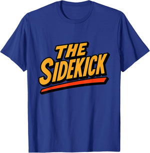 Sidekick Easy Halloween Matching Superhero Costume Dad Mom T-Shirt - T-Shirt | Royal