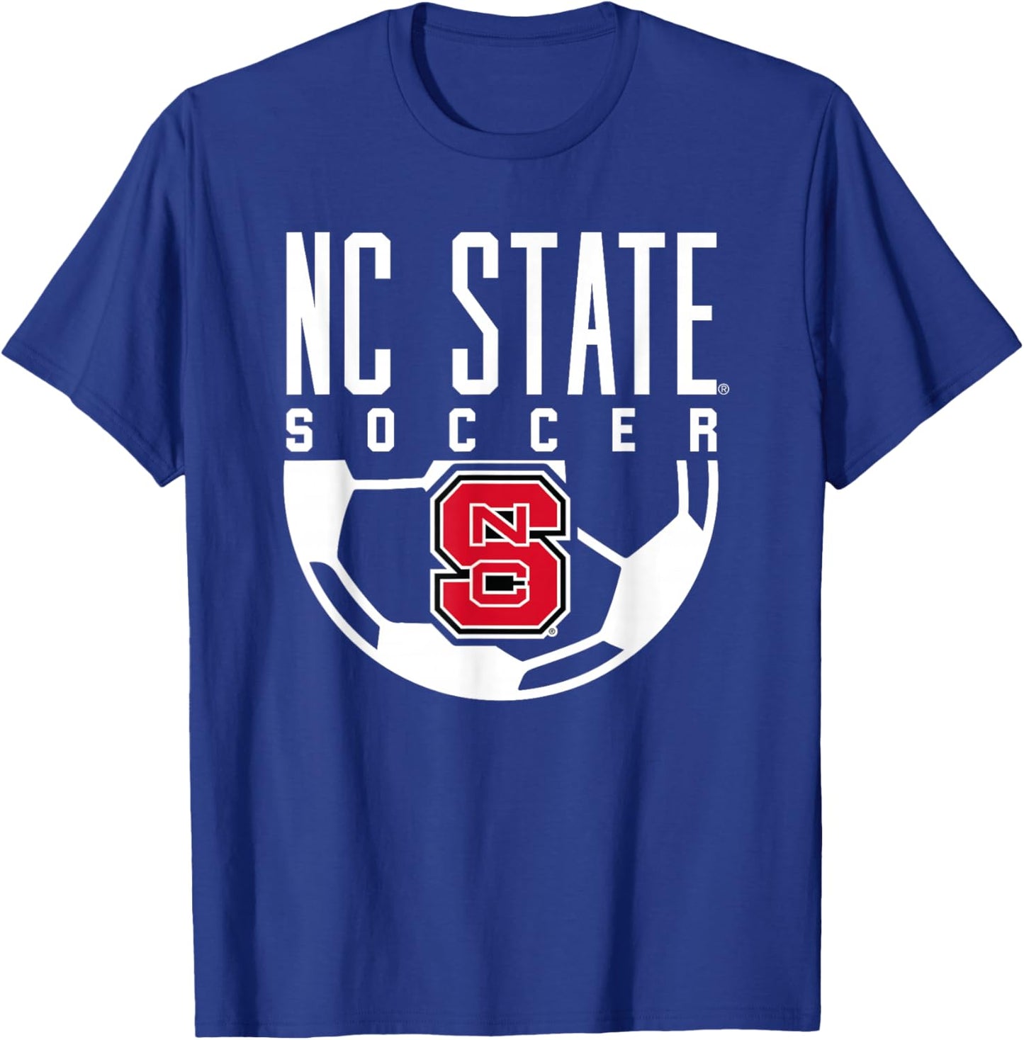 NC State Wolfpack Soccer Ball T-Shirt - T-Shirt | Royal