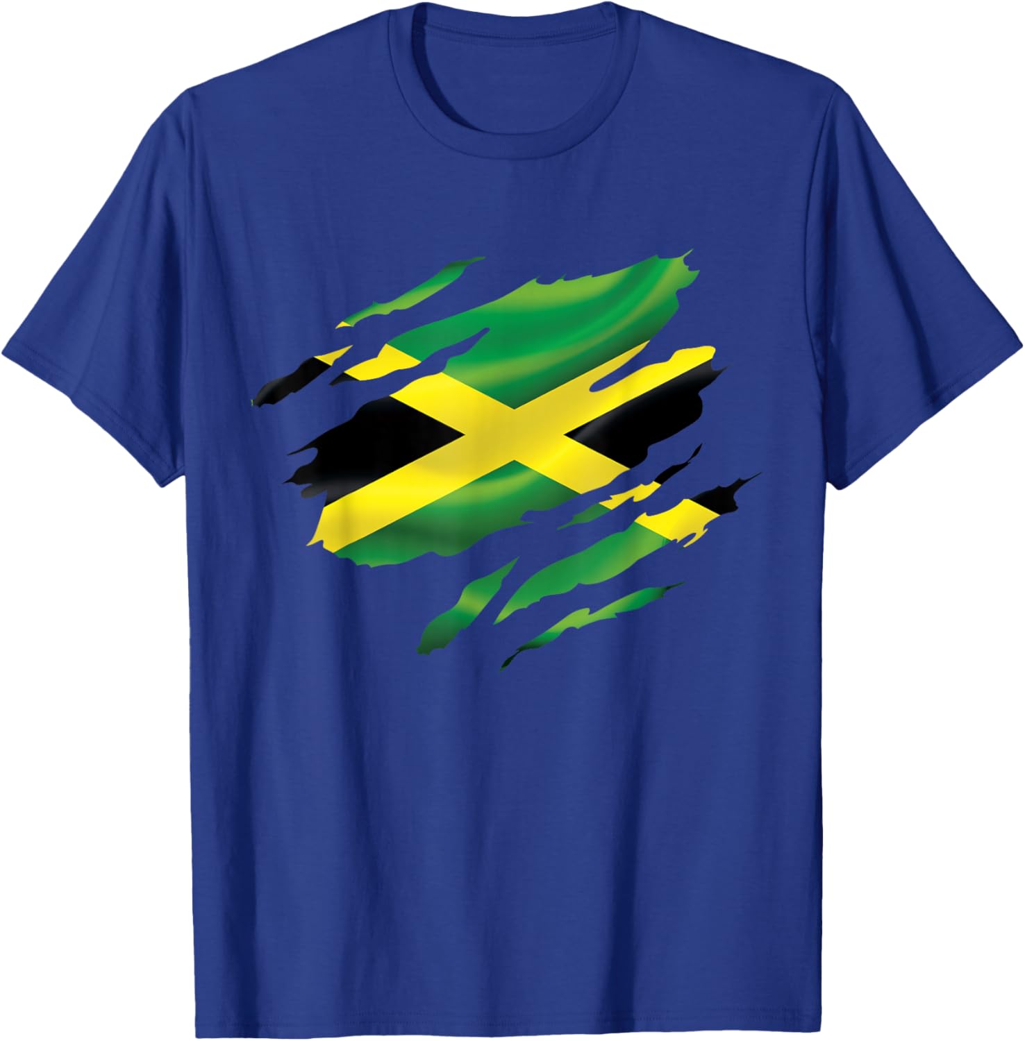Jamaica Flag Proud Jamaican Roots Lover Kids Men Women T-Shirt - T-Shirt | Royal