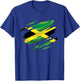 Jamaica Flag Proud Jamaican Roots Lover Kids Men Women T-Shirt - T-Shirt | Royal