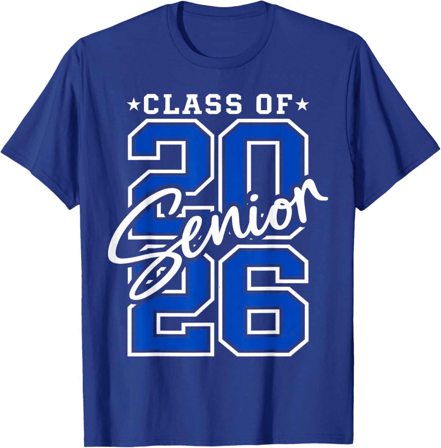 Retro Class of 2026 Senior Student School Graduation 2026 T-Shirt - T-Shirt | Royal