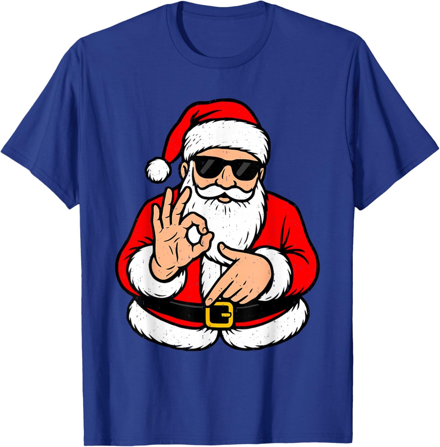 Funny Six Seven 6 7 Meme Santa Claus Xmas Holiday Christmas T-Shirt - T-Shirt | Royal
