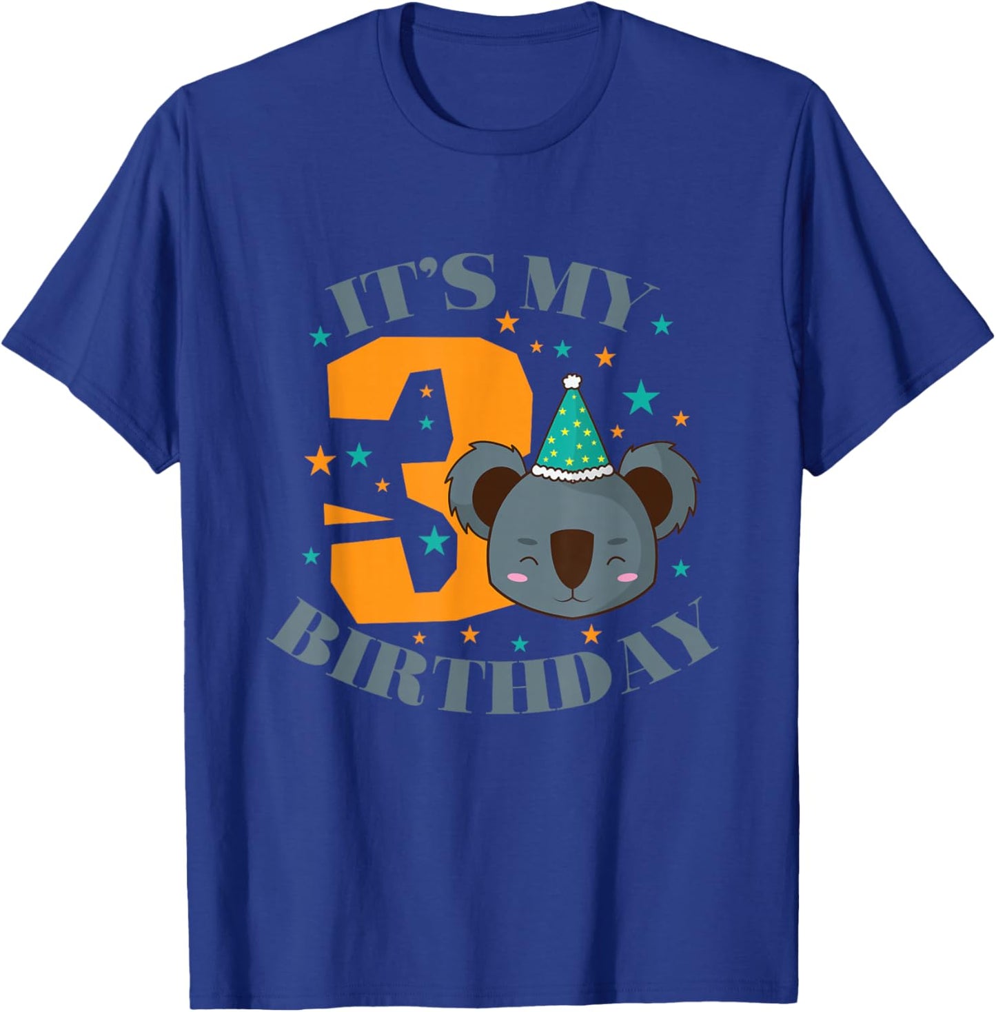 It's My 3rd Birthday Koala Child Girl T-Shirt - T-Shirt | Royal