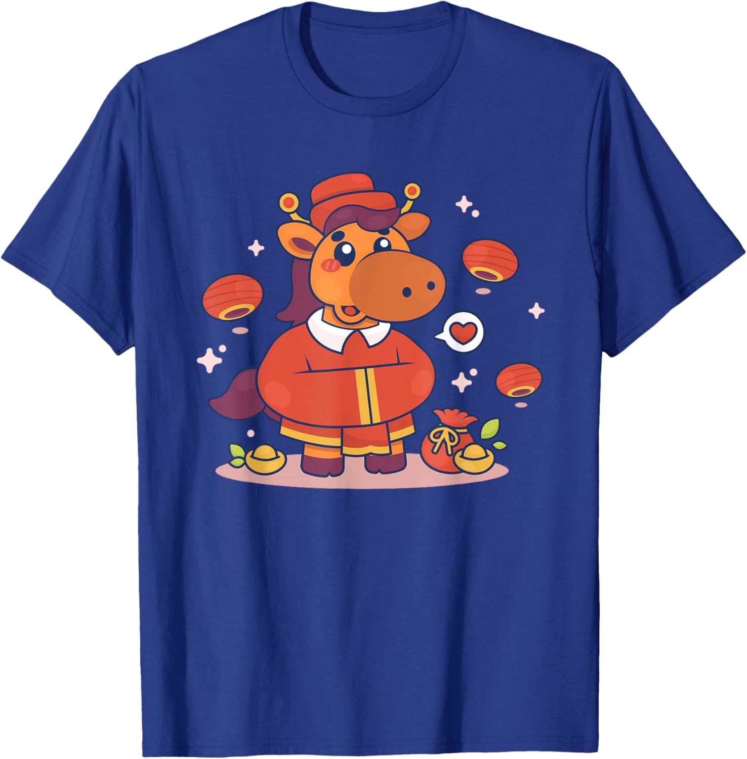 Year of The Horse Lunar Chinese New Year Zodiac T-Shirt - T-Shirt | Royal