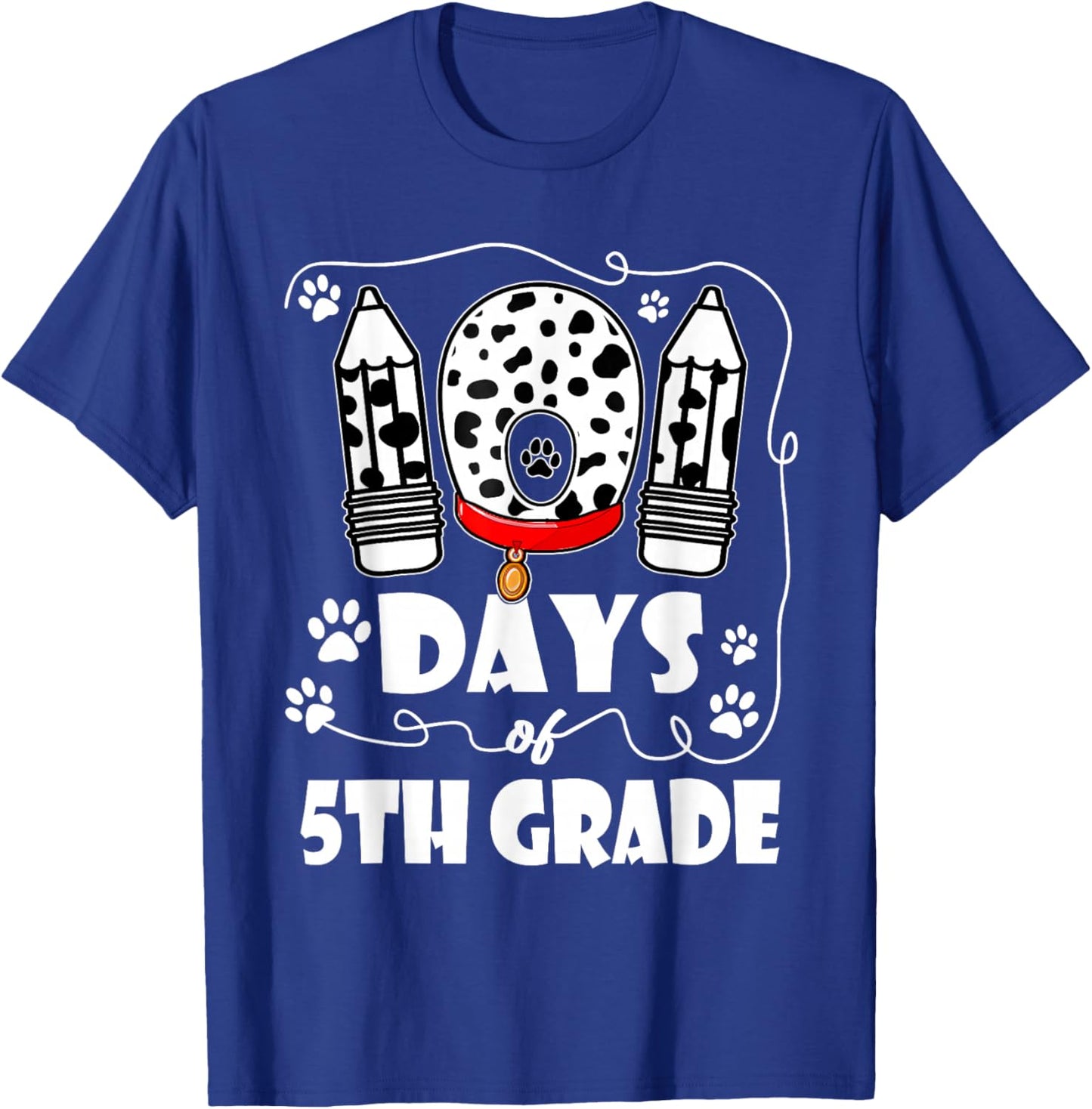 100 Days School 100th Day Students T-Shirt - T-Shirt | Royal