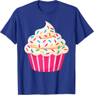 Cupcake Shirt Adult Men Women Kids Cupcake Costume T-Shirt - T-Shirt | Royal