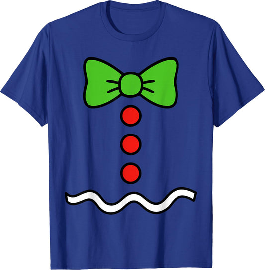Funny Gingerbread Christmas Cookie Xmas Costume Kids Men T-Shirt - T-Shirt | Royal