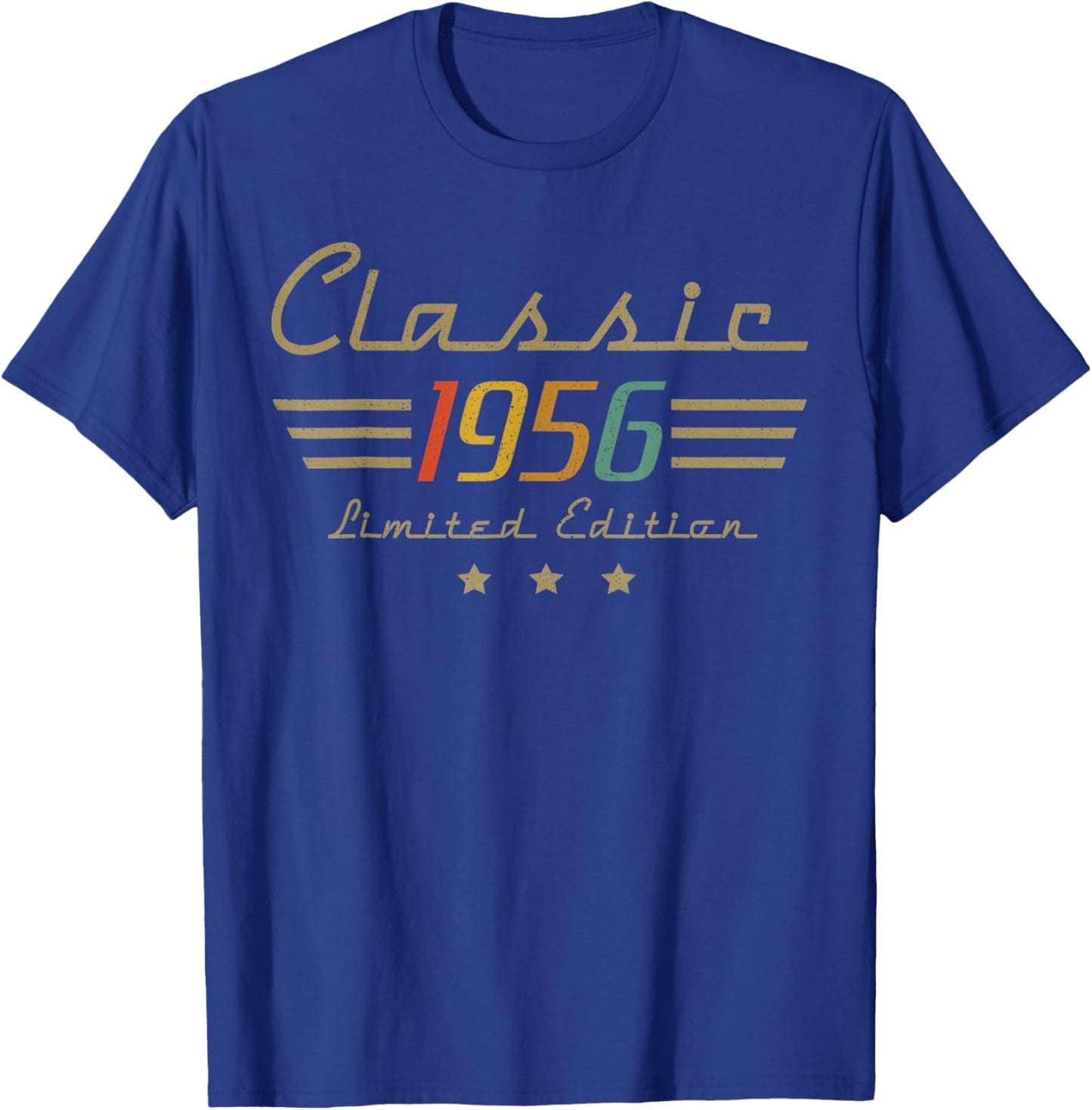 Vintage 1956 Classic Legend 70 Year Old 70th Birthday Dad T-Shirt - T-Shirt | Royal