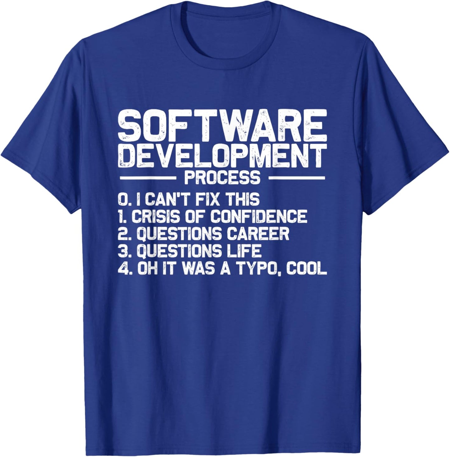 Software Development Design Men Coding Programmer Coder T-Shirt - T-Shirt | Royal