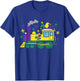 Cute Mardi Gras Train with Fleur De Lis Boys Kids Toddler T-Shirt - T-Shirt | Royal