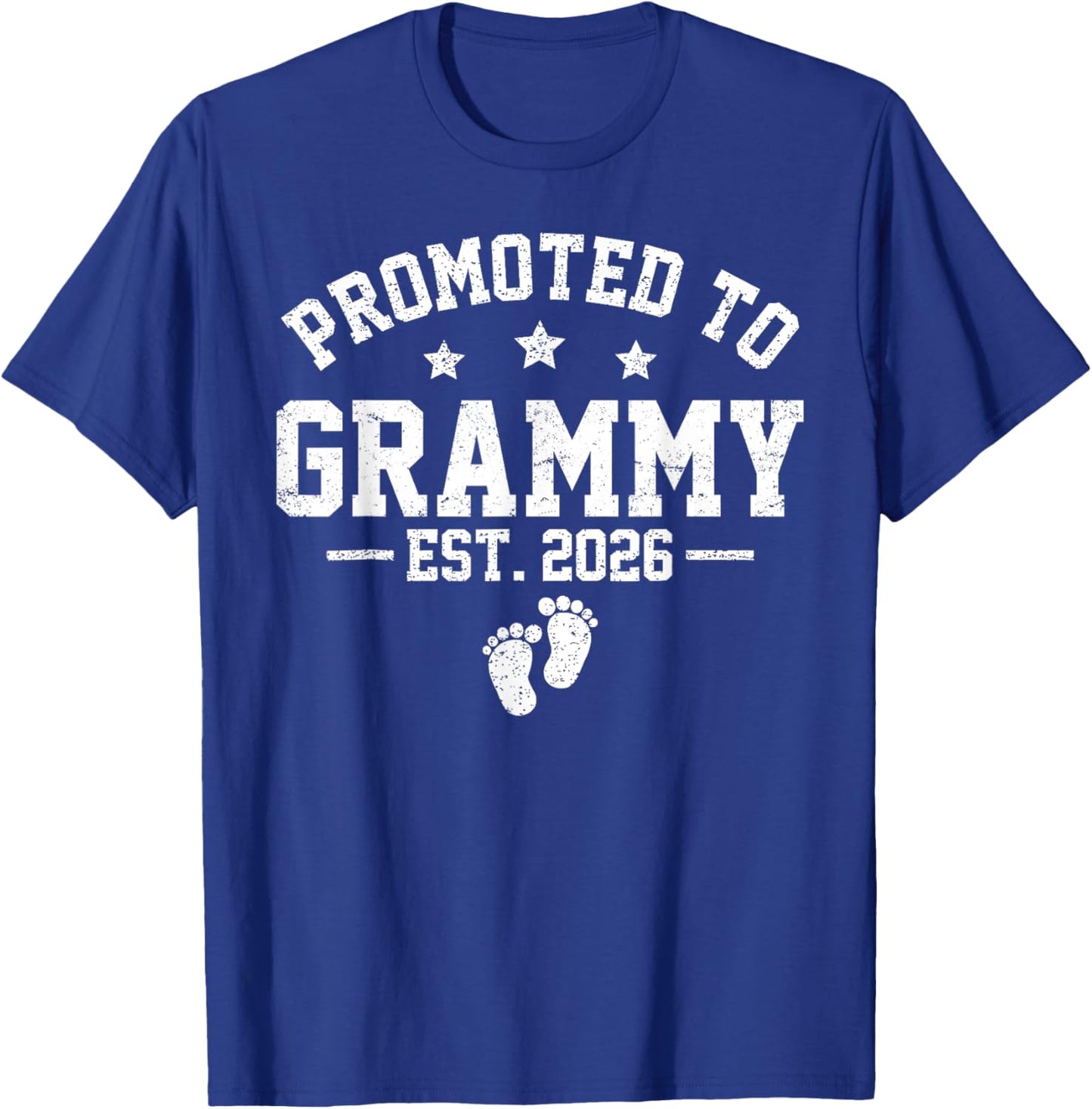 Promoted to Grammy Est 2026 Baby Announcement T-Shirt - T-Shirt | Royal
