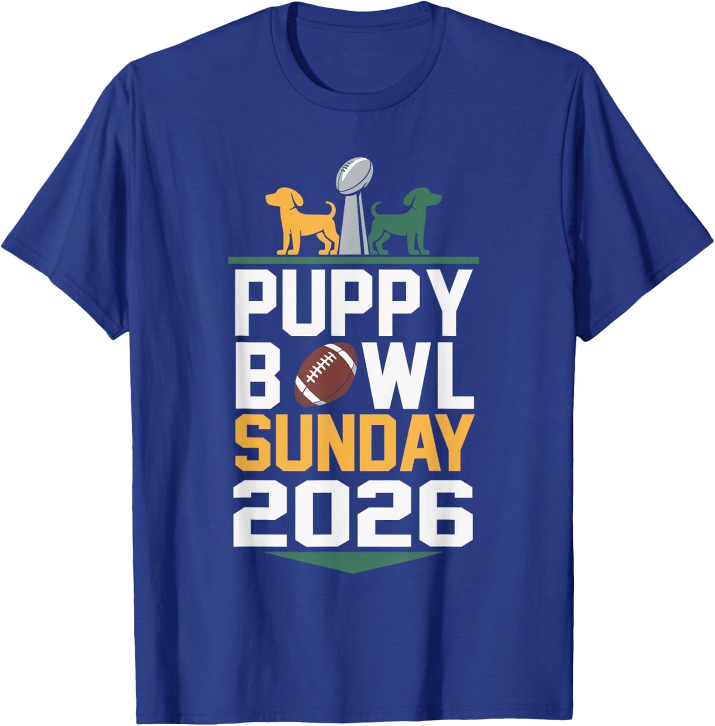 Puppy Bowl Sunday T-Shirt - T-Shirt | Royal