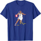 Kelsey Mitchell - Superstar Pose - Indiana Basketball T-Shirt - T-Shirt | Royal