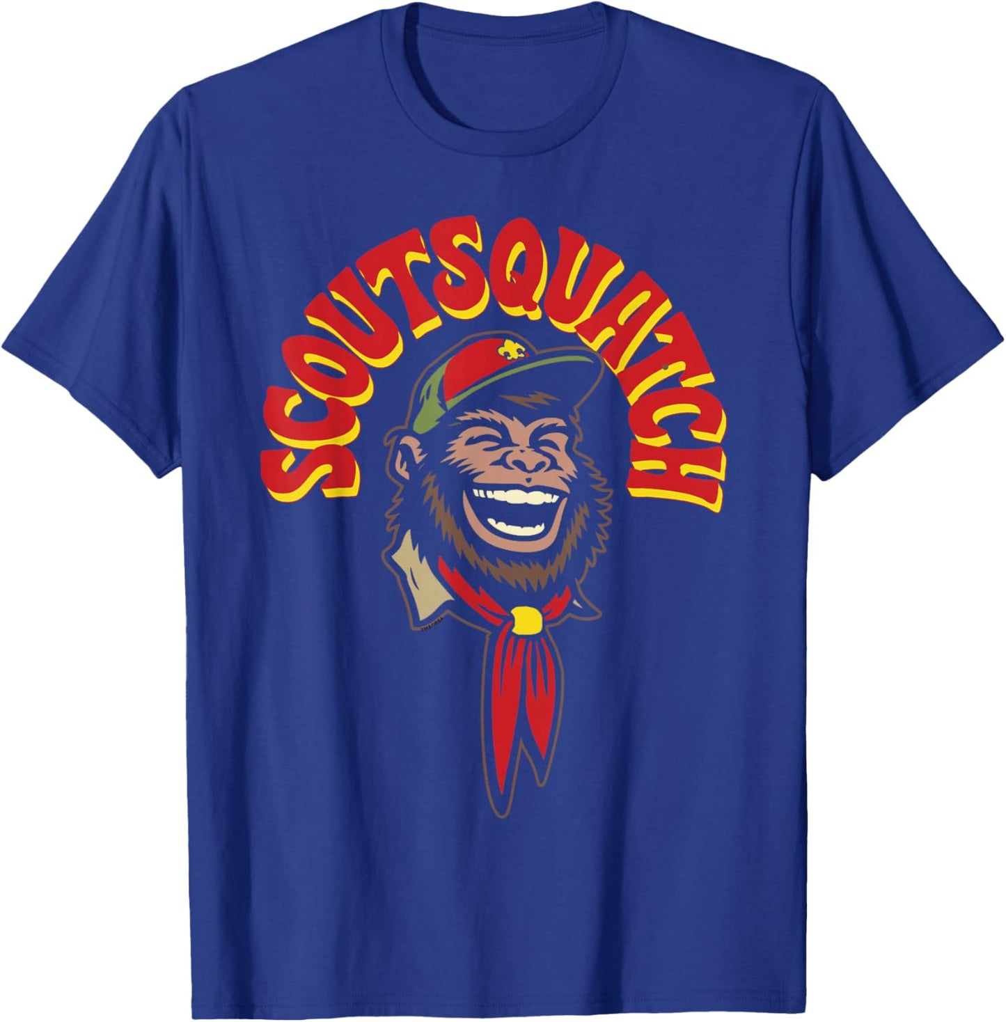 ScoutSquatch! Bigfoot Scouting America Sasquatch Funny T-Shirt - T-Shirt | Royal