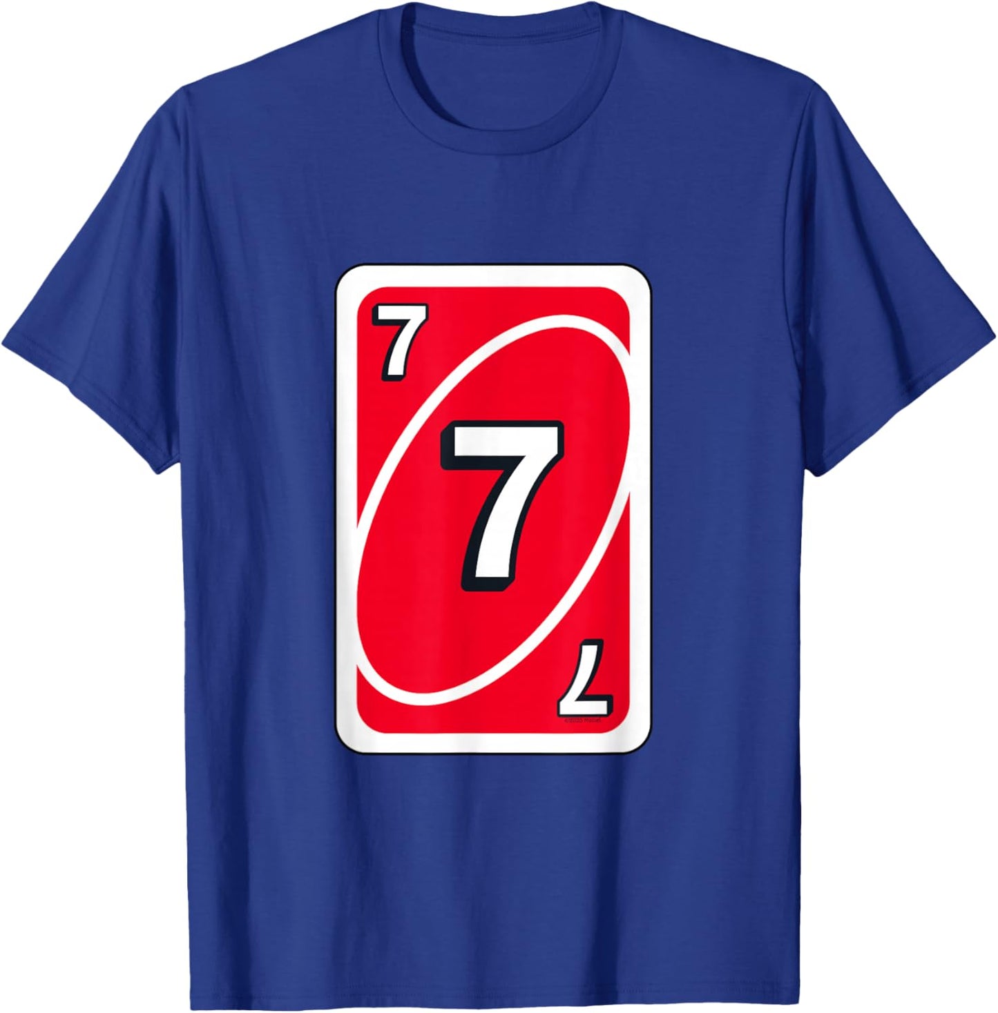 UNO Halloween Red 7" Card T-Shirt - T-Shirt | Royal