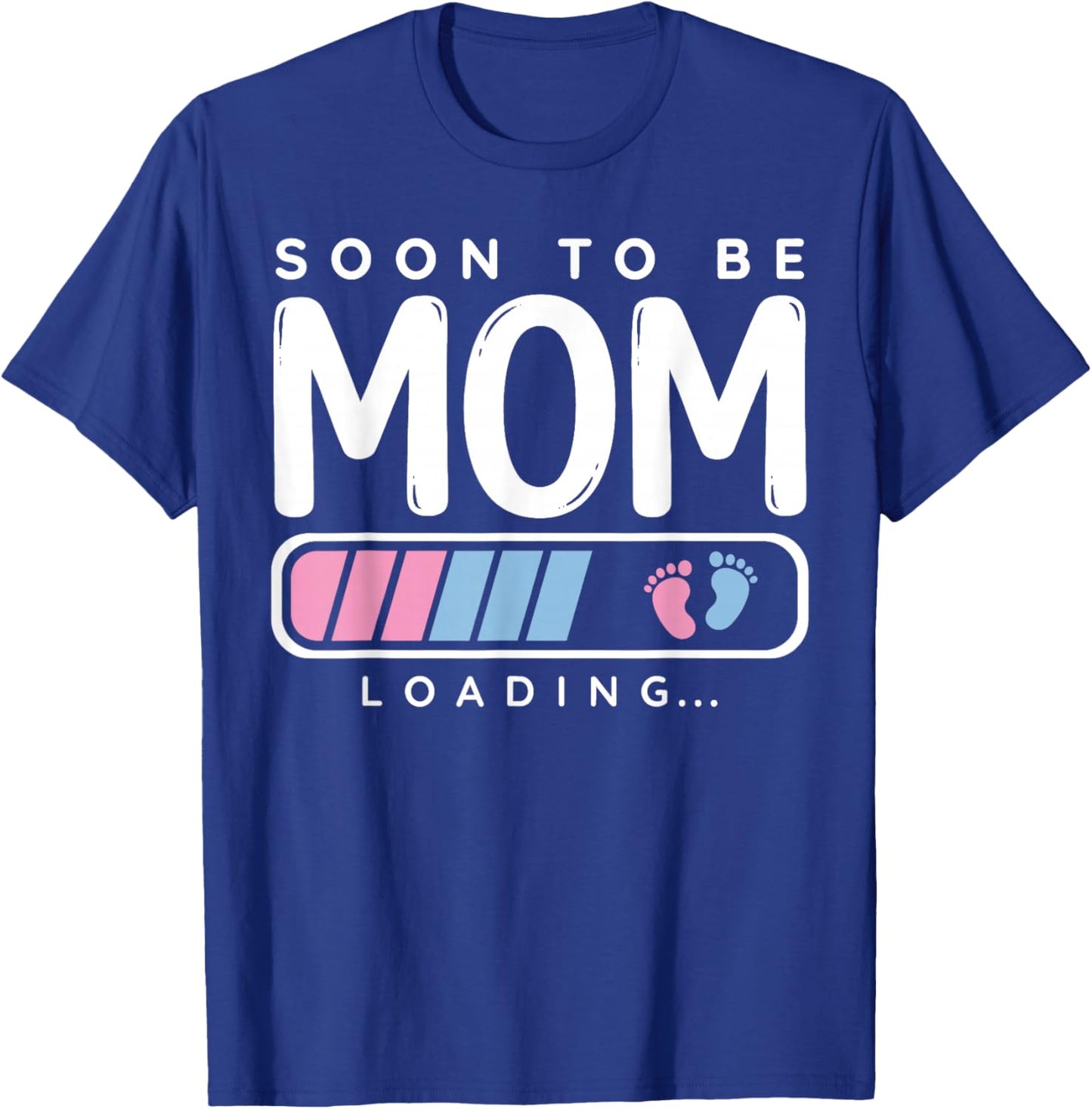 Cute Soon to Be Mom Funny New Mom Pregnancy Announcement T-Shirt - T-Shirt | Royal