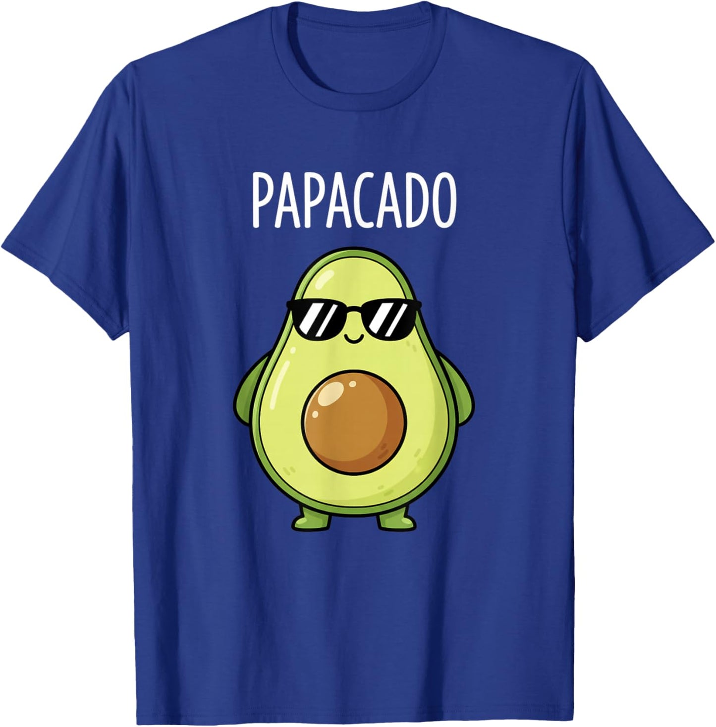 Dad Papacado Avocado Design, Funny Pregnancy Announcement T-Shirt - T-Shirt | Royal