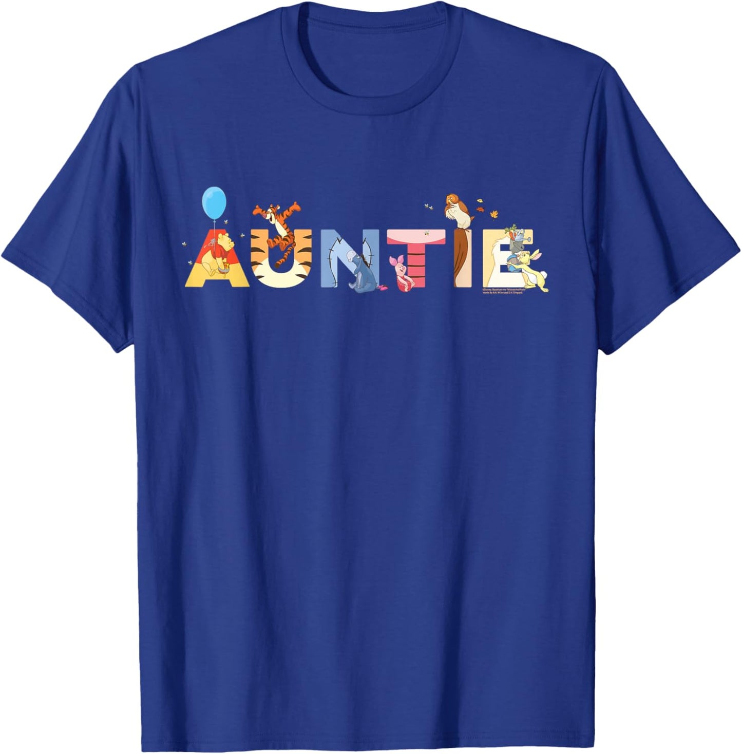 Disney Winnie The Pooh & Friends Auntie Family Disney Trip T-Shirt - T-Shirt | Royal