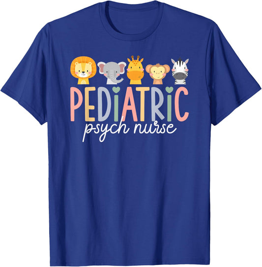 Pediatric Psych Nurse Peds Psychiatric Nurse Ped Psych Nurse T-Shirt - T-Shirt | Royal