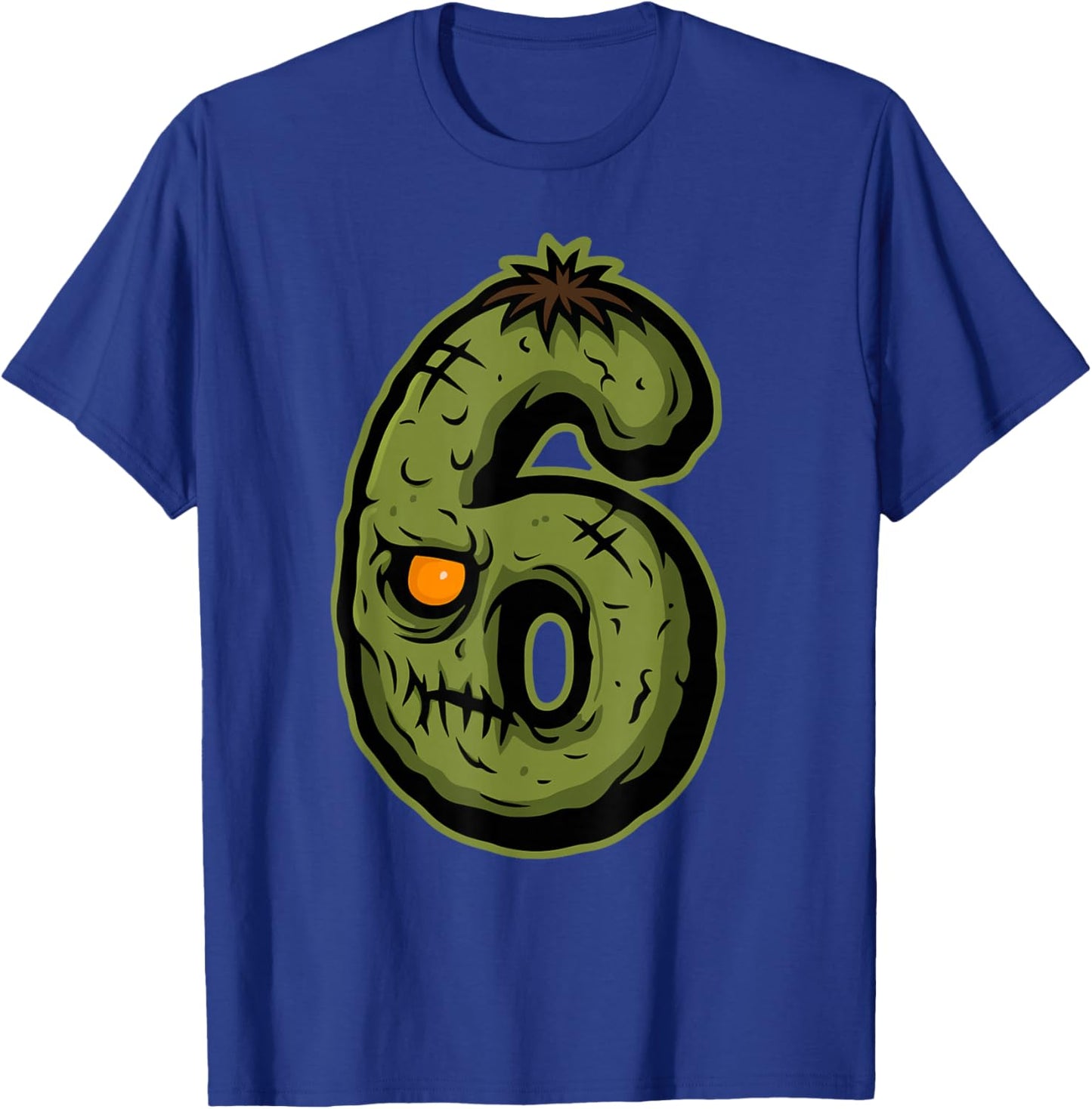 Couple Halloween Costume Duo Costume 6 7 Zombie Number 7 T-Shirt - T-Shirt | Royal