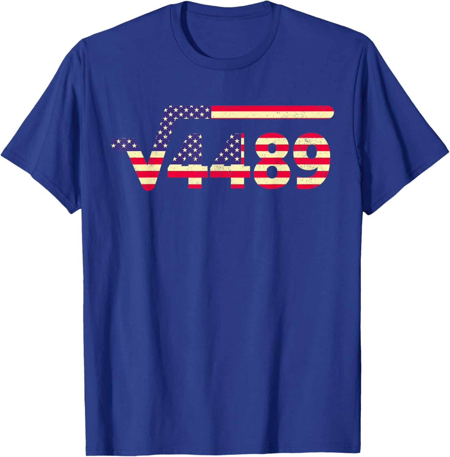 USA American Flag 6 7 Meme T-Shirt - T-Shirt | Royal