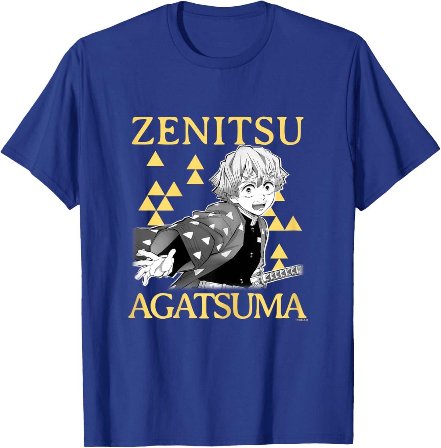Demon Slayer: Kimetsu no Yaiba Zenitsu Scary Face T-Shirt - T-Shirt | Royal
