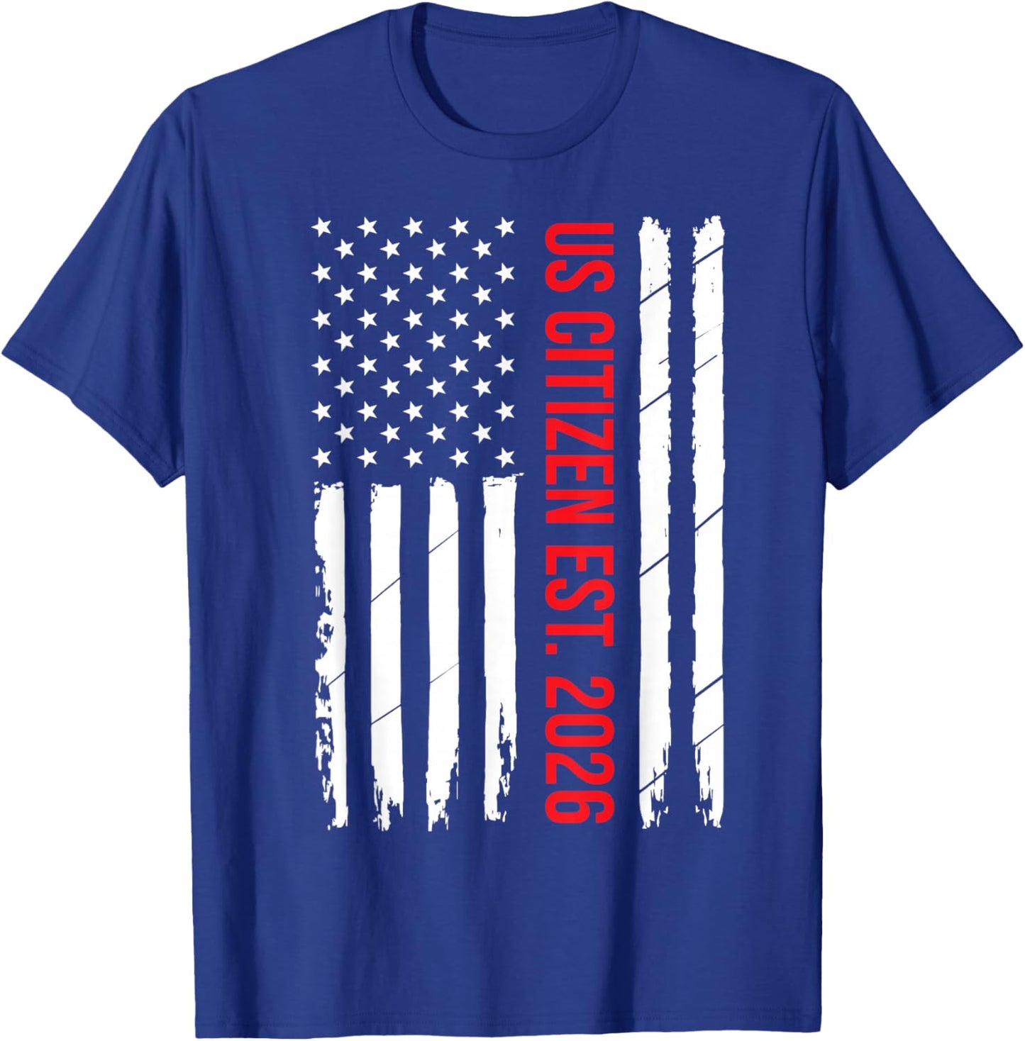 US Citizenship 2026 Decoration USA New American Citizen T-Shirt - T-Shirt | Royal