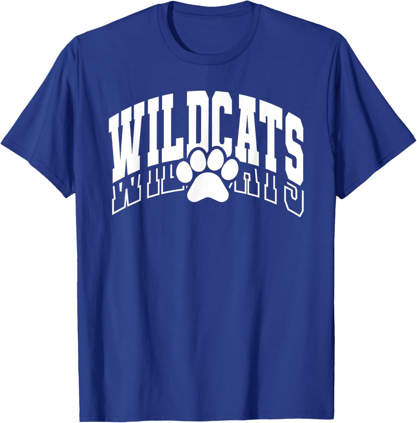 Wildcats School Spirit Team Wildcat Go Back to School T-Shirt - T-Shirt | Royal