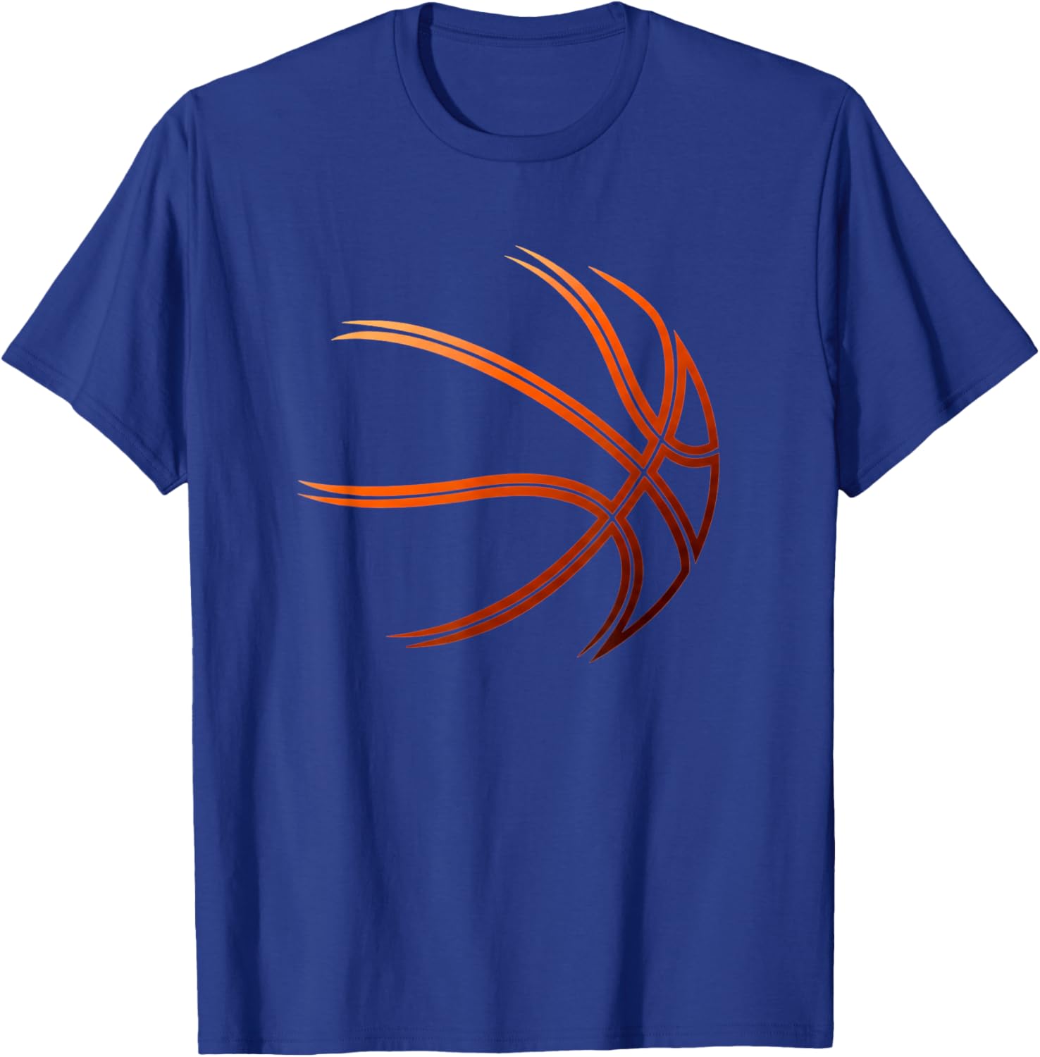 Basketball Silhouette Basketball Bball Sport T-Shirt - T-Shirt | Royal
