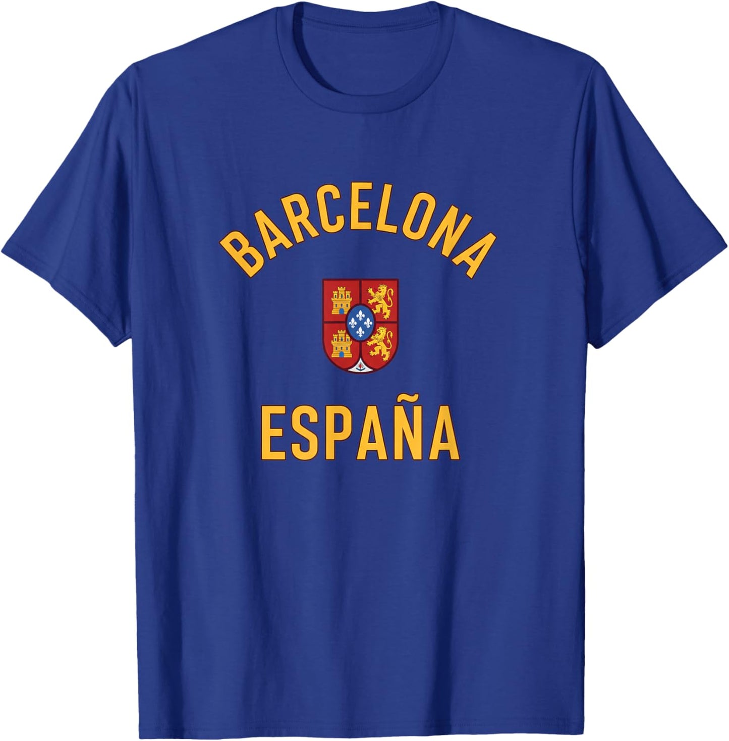Barcelona Espana Travel Souvenir Spain Spanish Vacation City T-Shirt - T-Shirt | Royal
