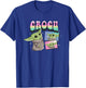 Star Wars The Mandalorian Grogu Retro Pastel Panel T-Shirt - T-Shirt | Royal