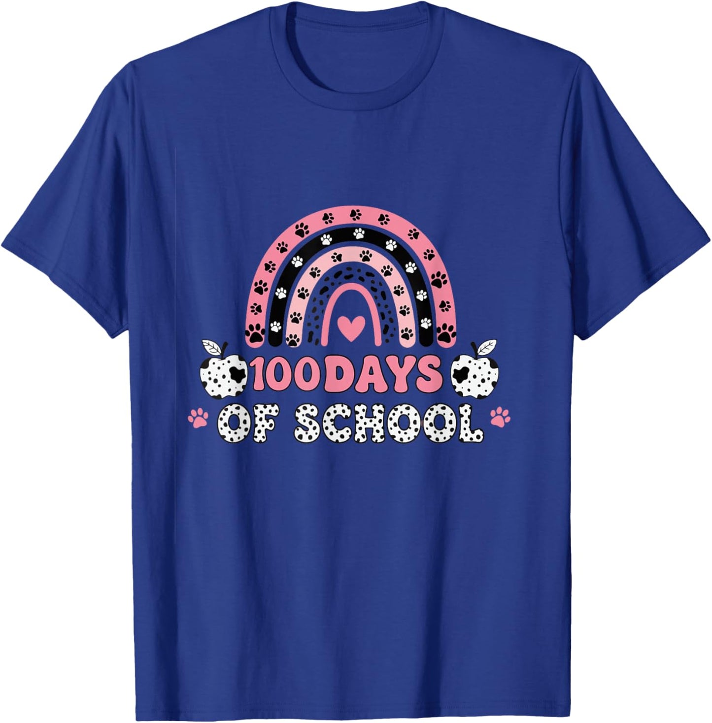 100 Days of School T-Shirt - T-Shirt | Royal