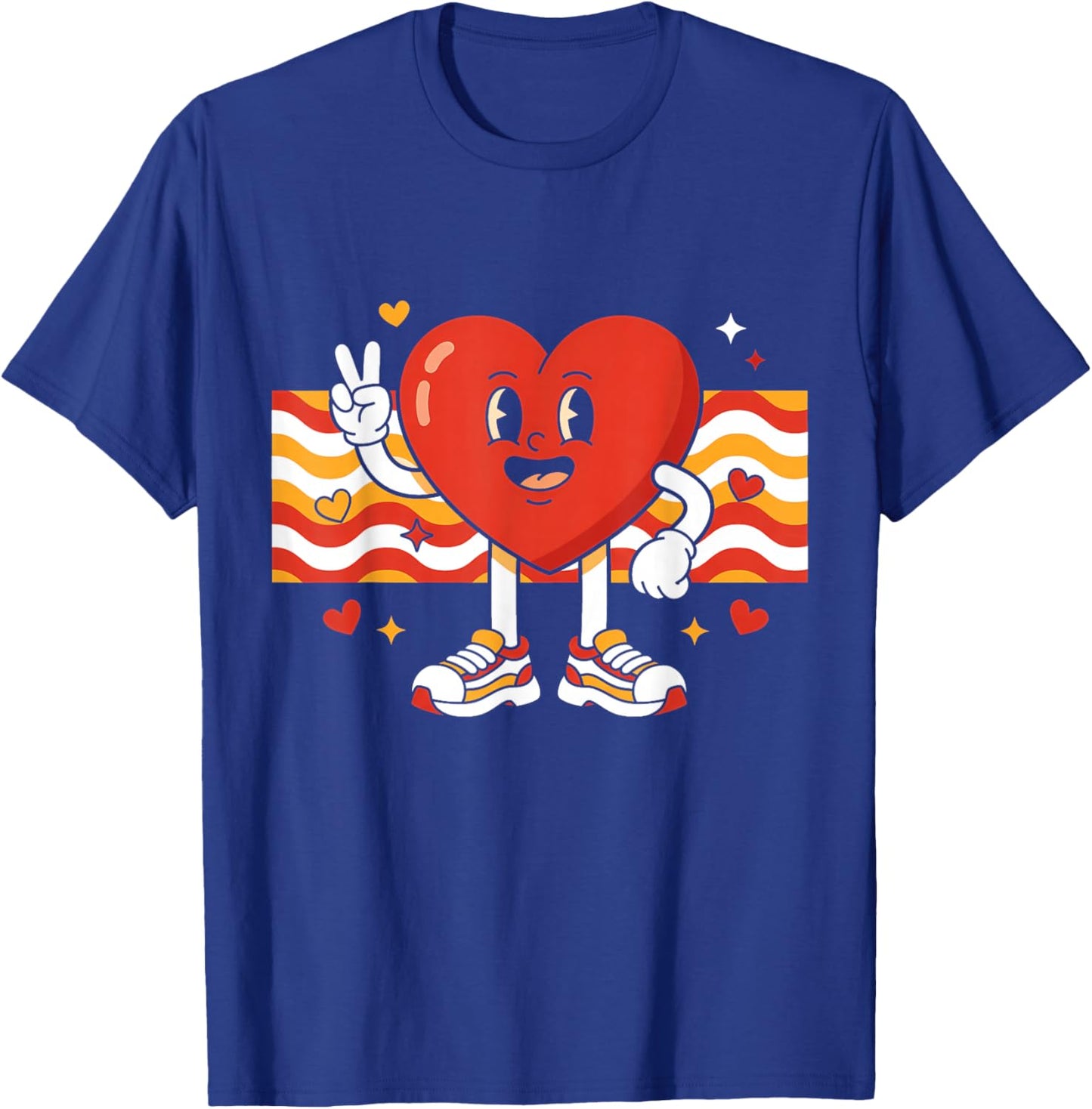Valentines Vibes Valentines Day for Teens Boys Girls Kids T-Shirt - T-Shirt | Royal