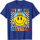 Its My 7th Birthday Smile face 7 Years Old Boys Girls T-Shirt - T-Shirt | Royal