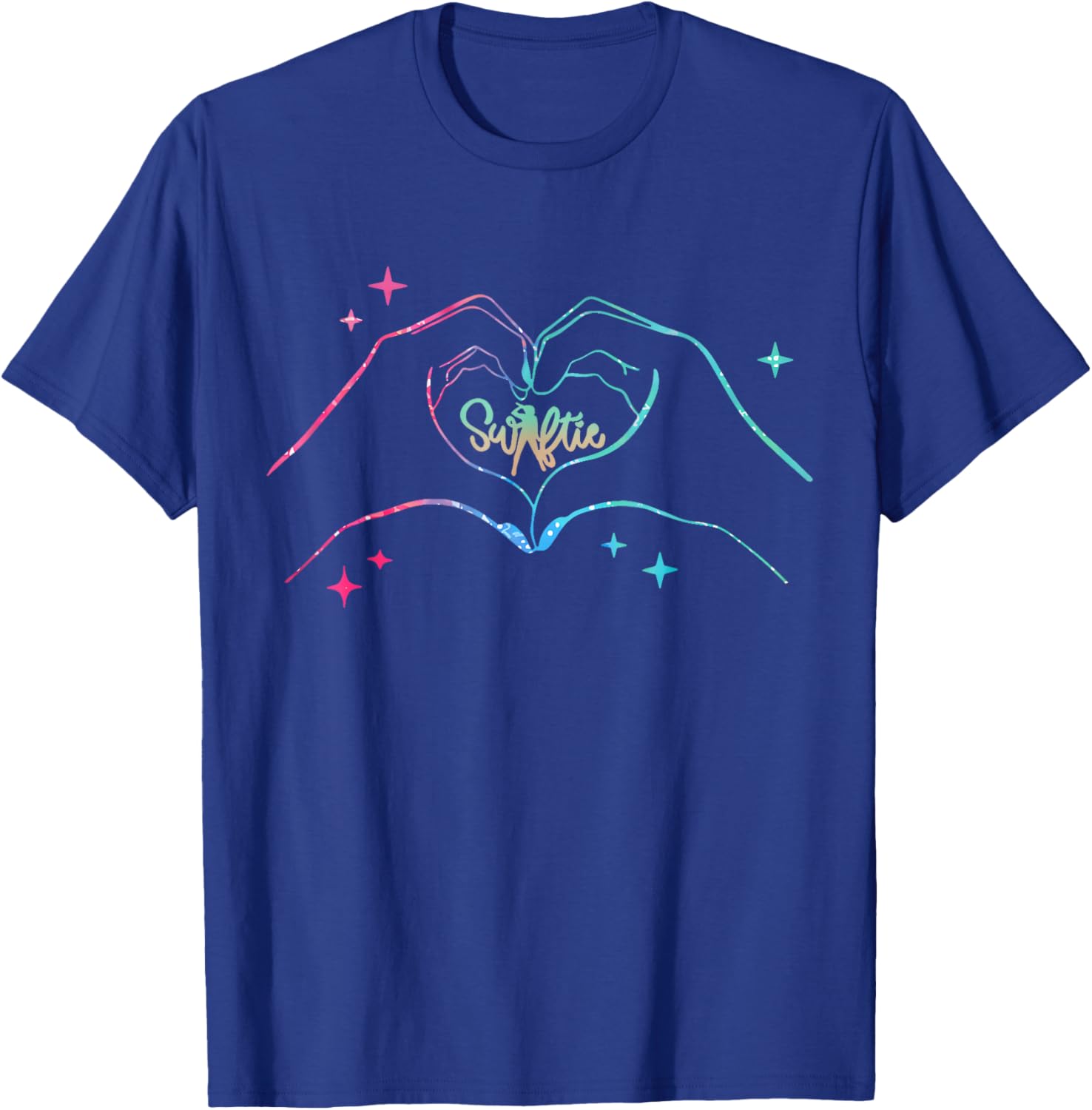 Heart Hands Taylor First Name Girl Vintage 70's 80's T-Shirt - T-Shirt | Royal