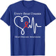 Heart Disease Awareness Every Beat Counts Cardiology Support T-Shirt - T-Shirt | Royal