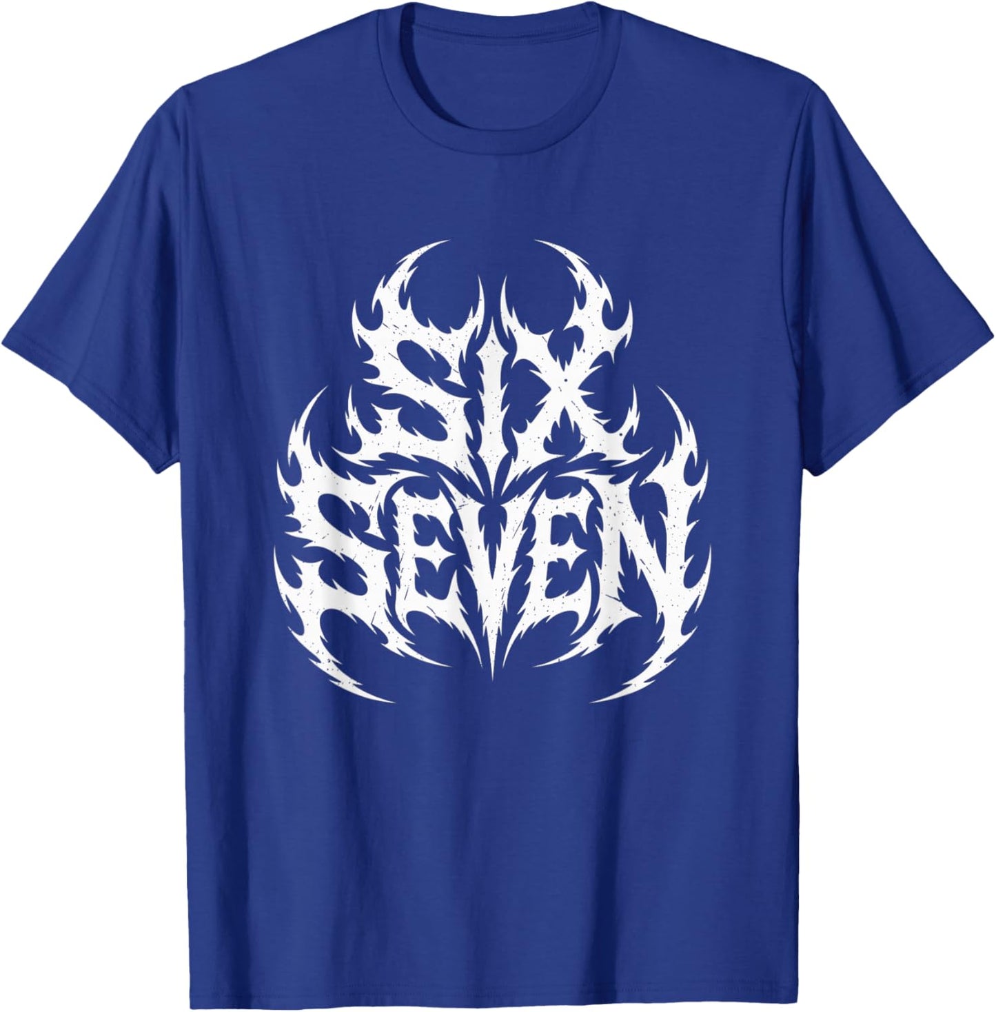 67 Six Seven Heavy Metal Death Metal Metalhead Brainrot T-Shirt - T-Shirt | Royal