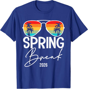 Spring Break 2026 Funny Spring Break Teacher T-Shirt - T-Shirt | Royal