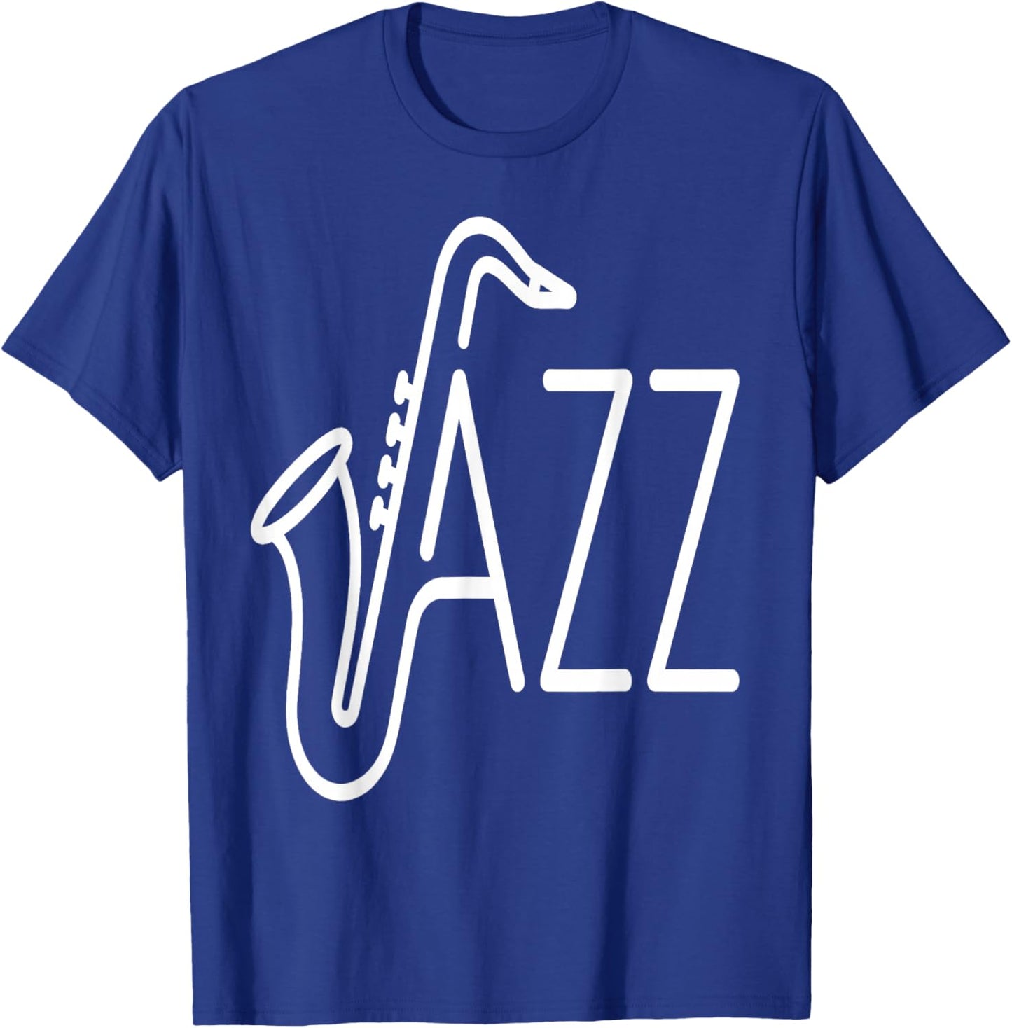 Funny Jazz Cats Saxophone Band T-Shirt - T-Shirt | Royal