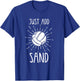 Funny Beach Volleyball Design Women Sand Volleyball T-Shirt - T-Shirt | Royal