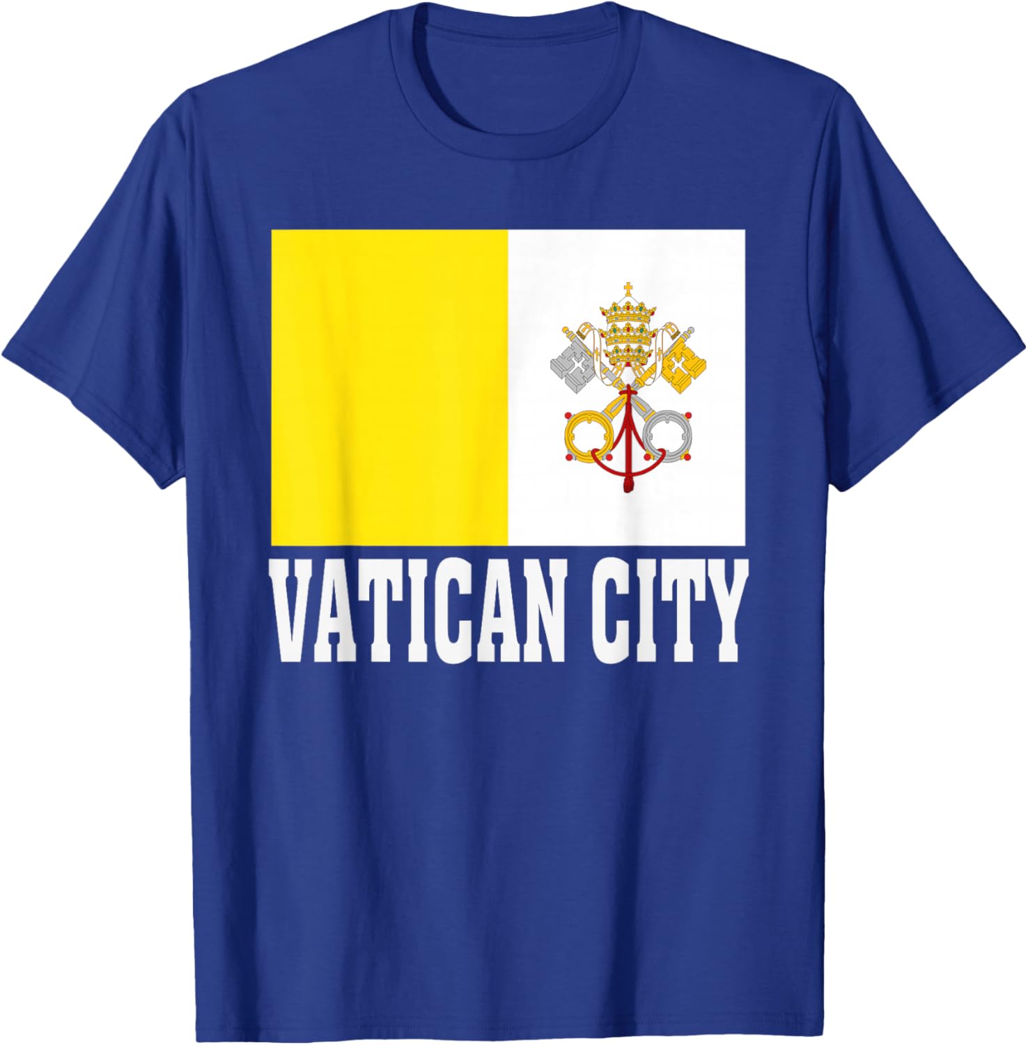 Vatican City Flag Patriotic National Roots Souvenir T-Shirt - T-Shirt | Royal