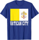 Vatican City Flag Patriotic National Roots Souvenir T-Shirt - T-Shirt | Royal
