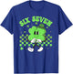 St Patricks Day Funny Six Seven Shamrock 67 Meme Irish 6 7 T-Shirt - T-Shirt | Royal