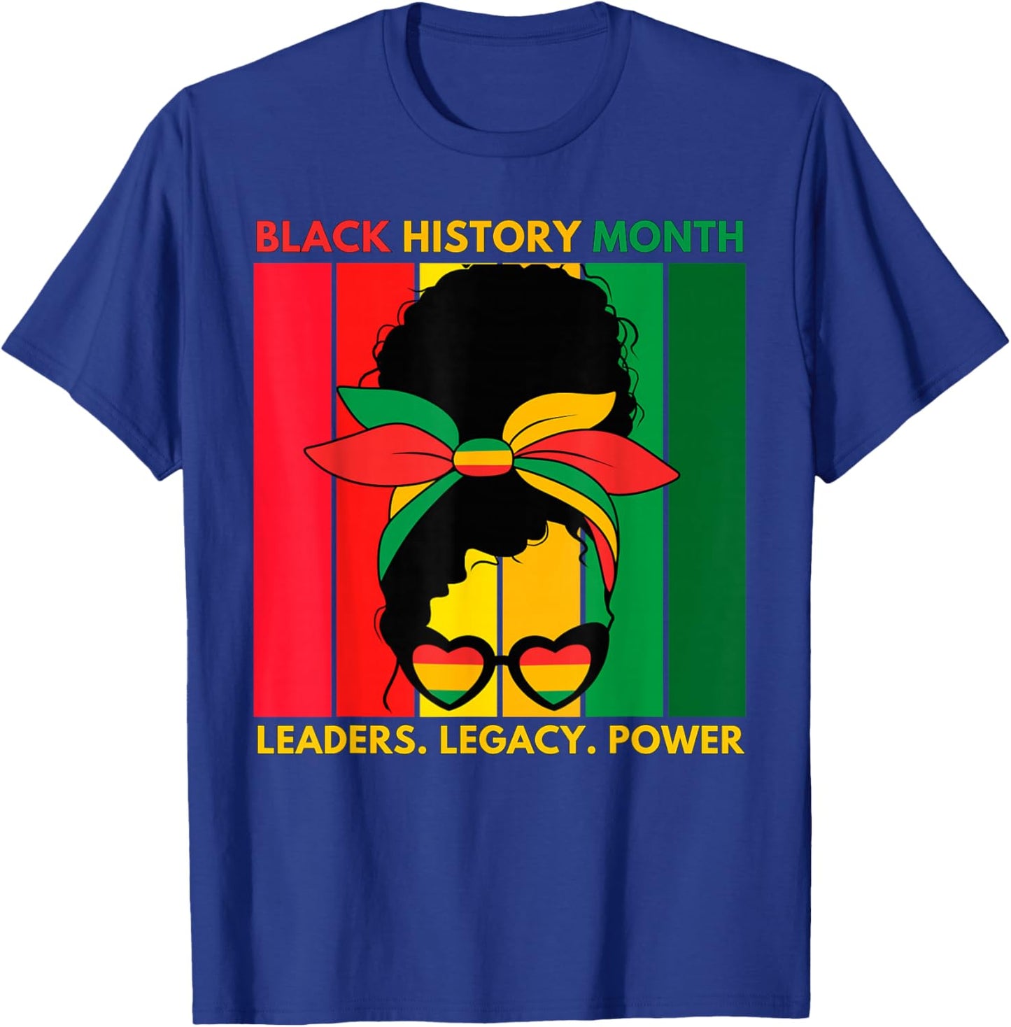 Black History Month African American T-Shirt - T-Shirt | Royal