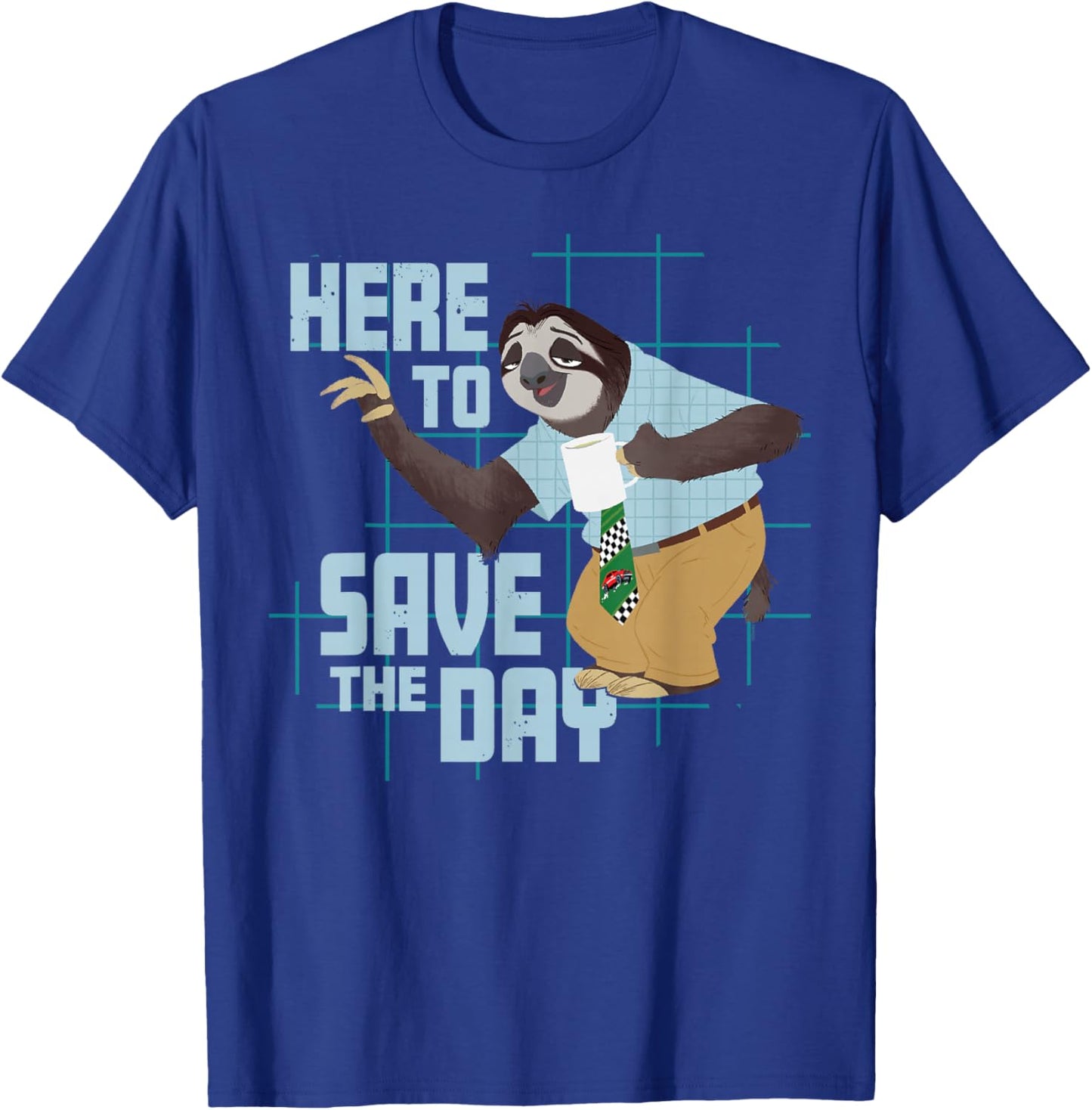 Disney Zootopia 2 Flash Sloth Here to Save The Day Funny T-Shirt - T-Shirt | Royal