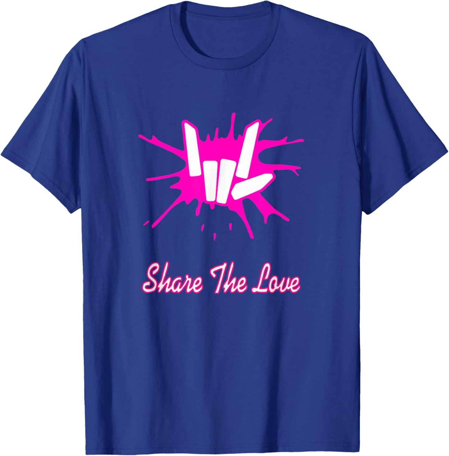 Sharer Share The Love Birthday Gifts for Kids and Youth T-Shirt - T-Shirt | Royal