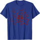 Y2K 90s Cute Dog Pooch Mutt Under Starry T-Shirt - T-Shirt | Royal